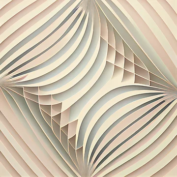 Artwork thumbnail, Pale Line Pattern Digital Painting by CodeAndColors