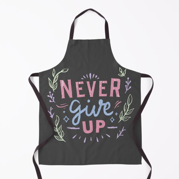 Item preview, Never give up, quote , text  designed and sold by Mialunaa.