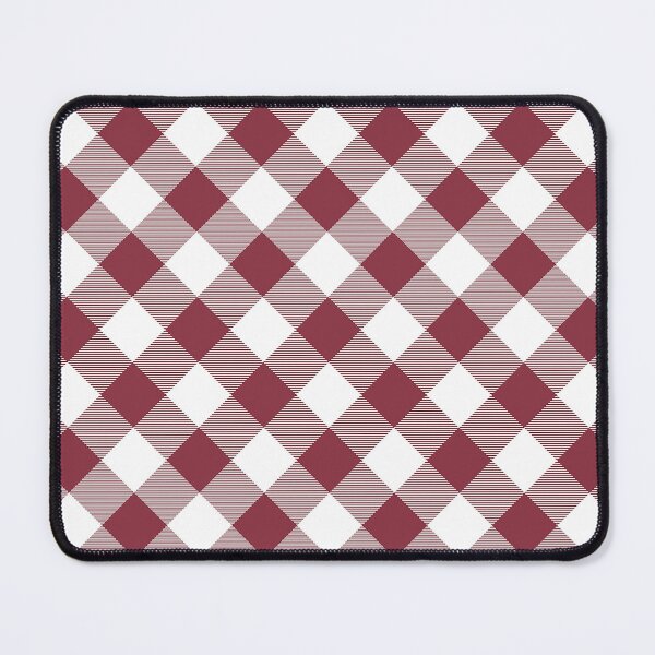 Item preview, Luscious Red Diagonal Buffalo Check,diagonal stripe,Buffalo check pattern,red and white buffalo plaid, designed and sold by Tamas Das.