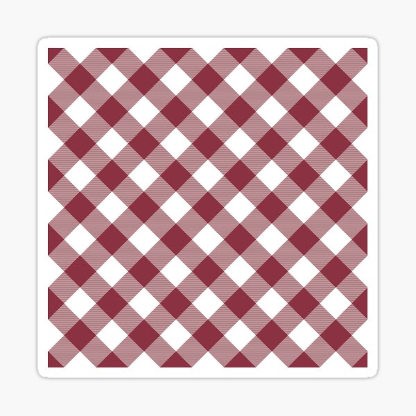 Mid-tone Brown White Buffalo Plaid Checkerboard Pattern Pairs 2023 COTY  Redend Point SW 9081 Bath Towel by Petite Patterns - Pixels