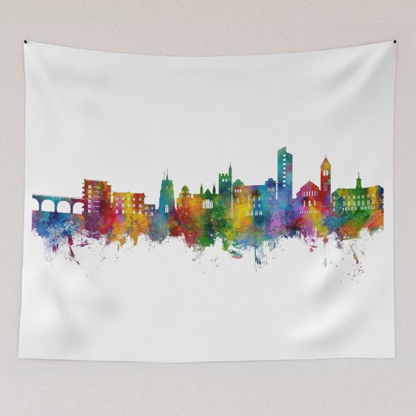 Item preview, Watford England Skyline designed and sold by ArtPrints.
