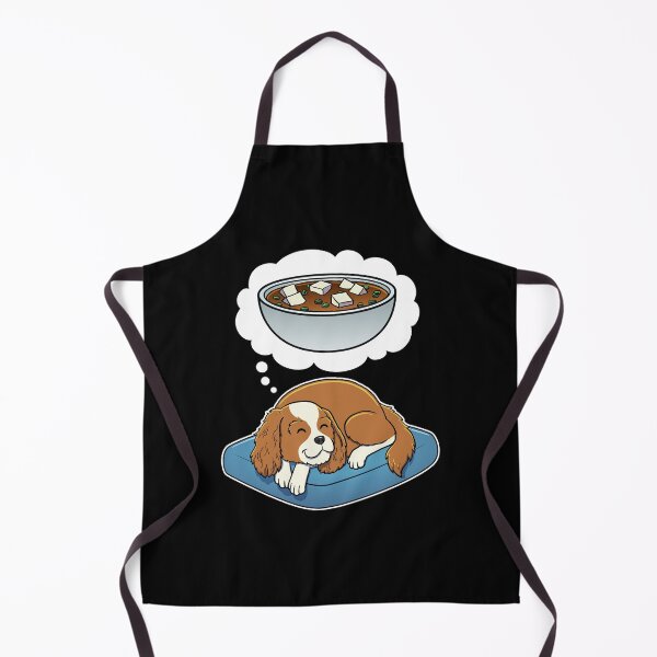 Item preview, Cavalier King Charles Spaniel dreaming about Miso Soup designed and sold by DoggieDelights.