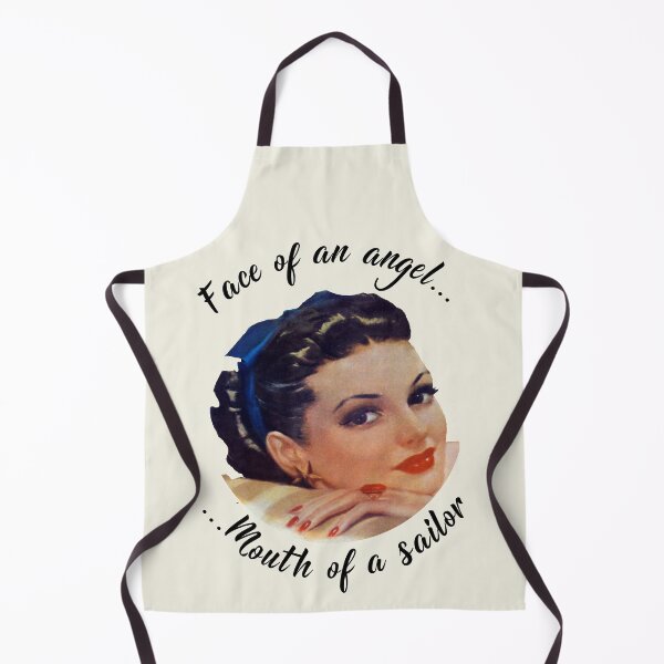 Item preview, Funny Comic Book Pin Up Girl Face of an angel...mouth of a sailor designed and sold by CrafTeeMrsB.