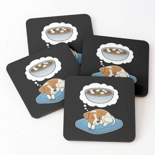 Item preview, Jack Russell Terrier dreaming about Miso Soup designed and sold by DoggieDelights.