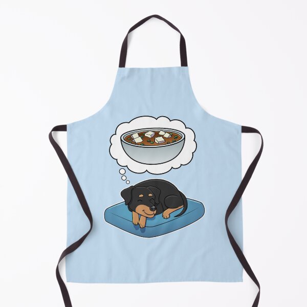Item preview, Miniature Pinscher dreaming about Miso Soup designed and sold by DoggieDelights.