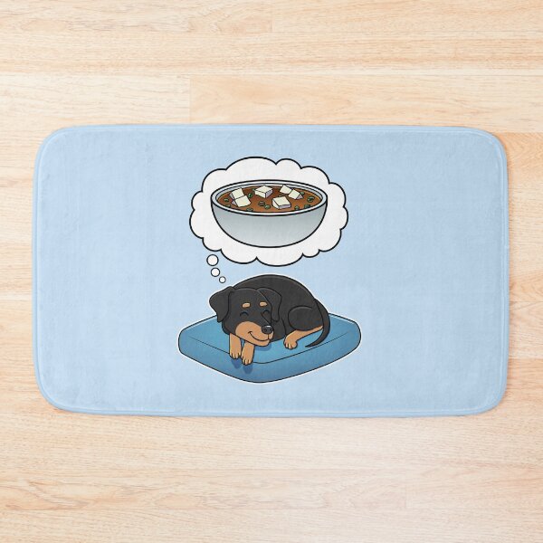 Item preview, Miniature Pinscher dreaming about Miso Soup designed and sold by DoggieDelights.