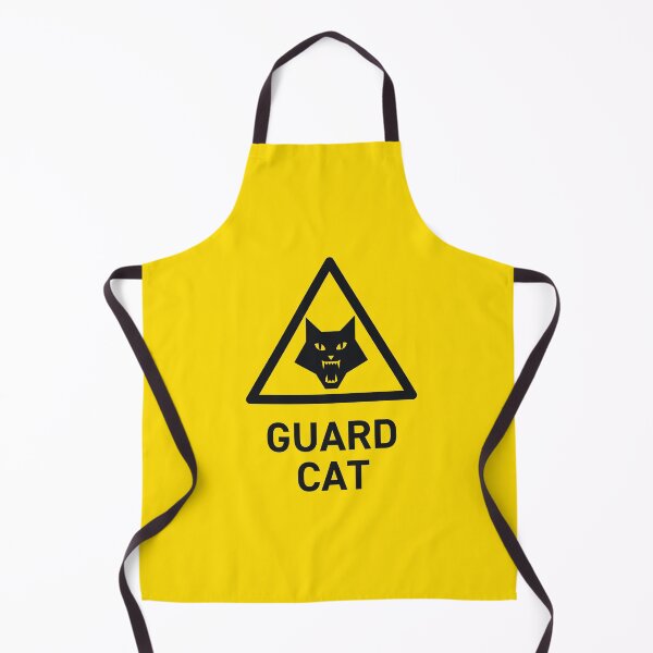 Item preview, Guard Cat Pet Safety Warning Sign designed and sold by VoodooCircus.