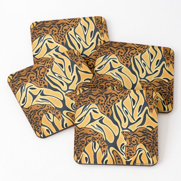 Item preview, Energetic Flat Divine Organic Animal Print Pattern Digital Painting designed and sold by CodeAndColors.
