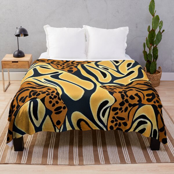 Item preview, Energetic Flat Divine Organic Animal Print Pattern Digital Painting designed and sold by CodeAndColors.