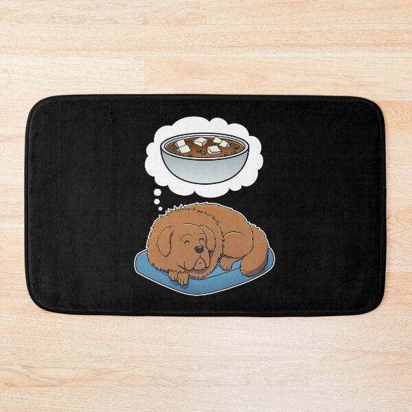 Item preview, Tibetan Mastiff dreaming about Miso Soup designed and sold by DoggieDelights.