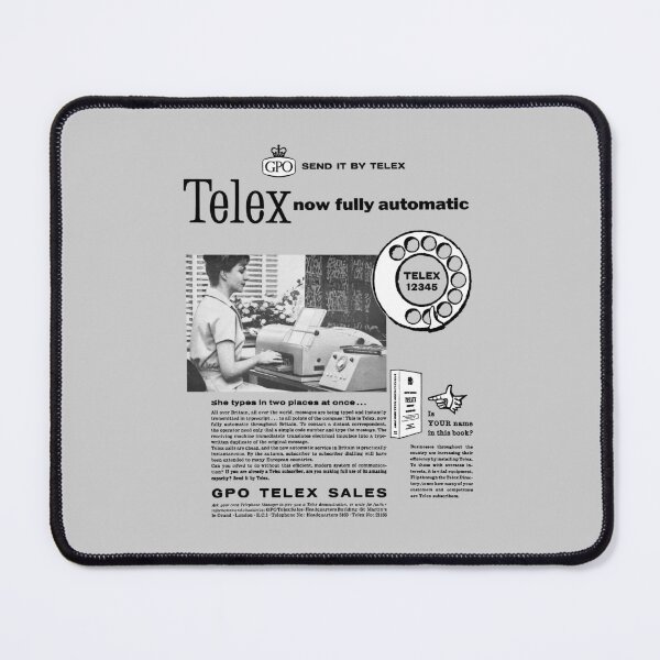 Item preview, TELEX - NOW FULLY AUTOMATIC! - ADVERT designed and sold by ThrowbackAds.