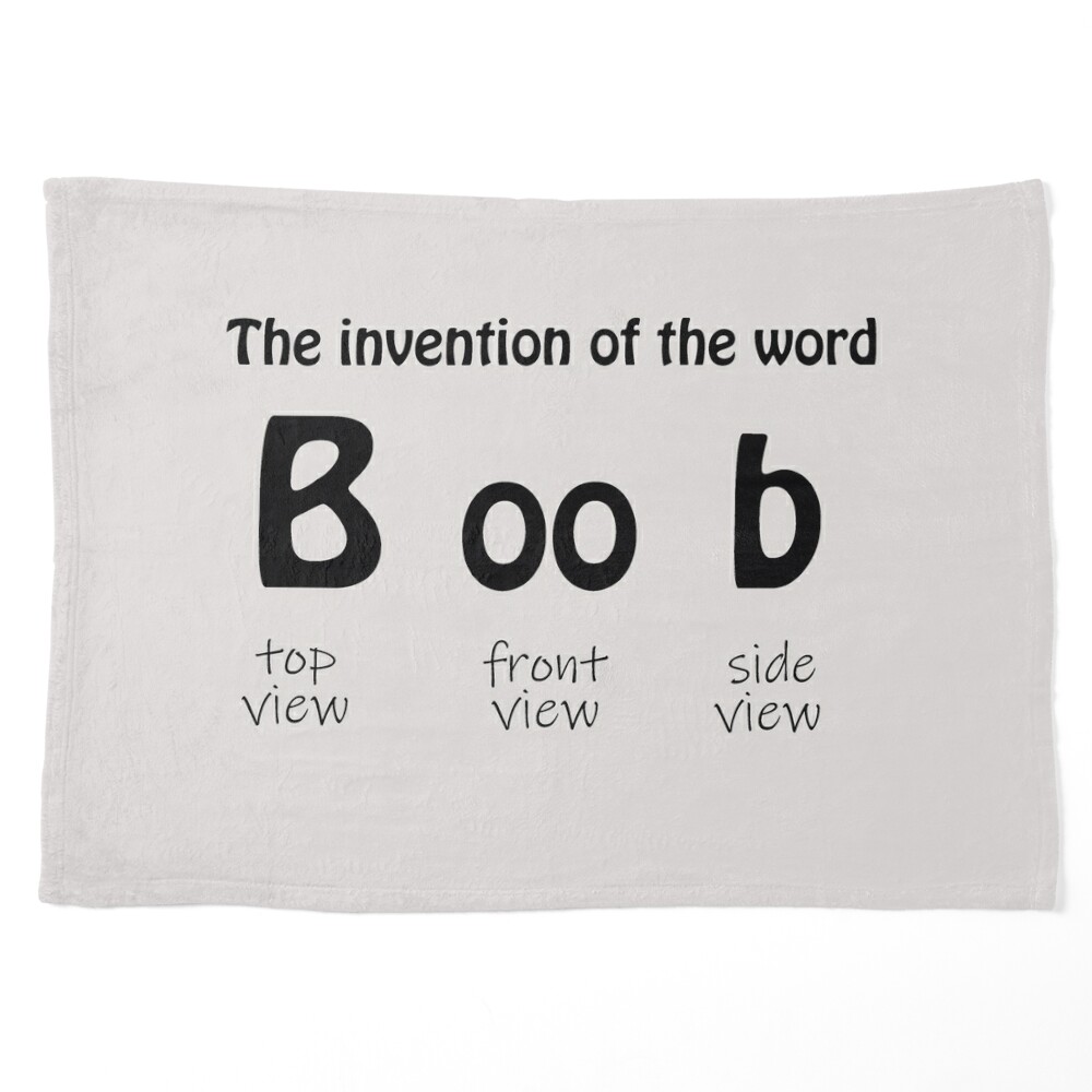 The Invention Of The Word Boob | Art Print