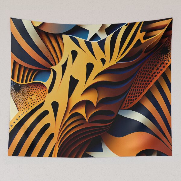 Item preview, Aesthetic Irregular Dynamic Australian Pattern Digital Painting designed and sold by CodeAndColors.