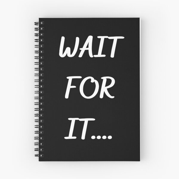 Item preview, Vintage Wait for it bold Typography  designed and sold by garniturex.