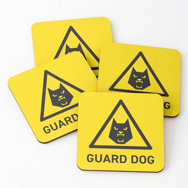 Item preview, Guard Dog Pet Safety Warning Sign designed and sold by VoodooCircus.