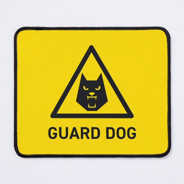 Item preview, Guard Dog Pet Safety Warning Sign designed and sold by VoodooCircus.