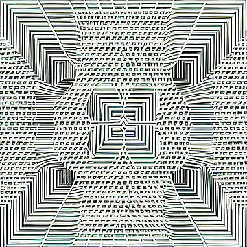 Imagen de la obra Pale Line Pattern Digital Painting de CodeAndColors