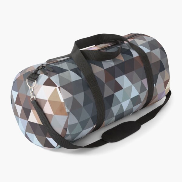 Item preview, Grey and brown pixel triangle pattern designed and sold by by-jwp.