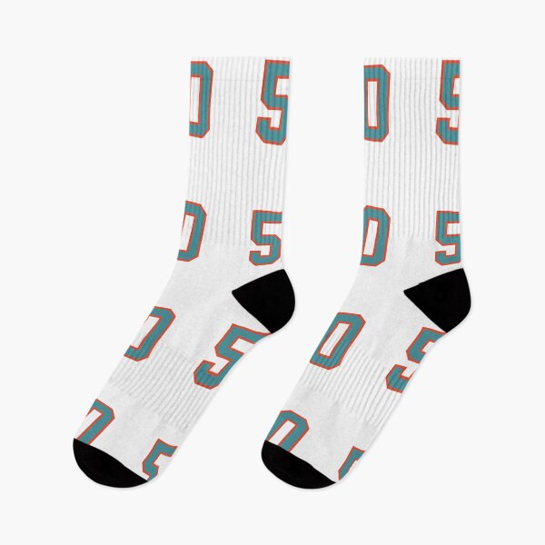 Item preview, 50 number, aqua orange lucky sports fifty designed and sold by ArtIsParty.