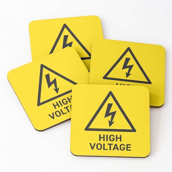Item preview, High Voltage Electricity Safety Warning Sign designed and sold by VoodooCircus.