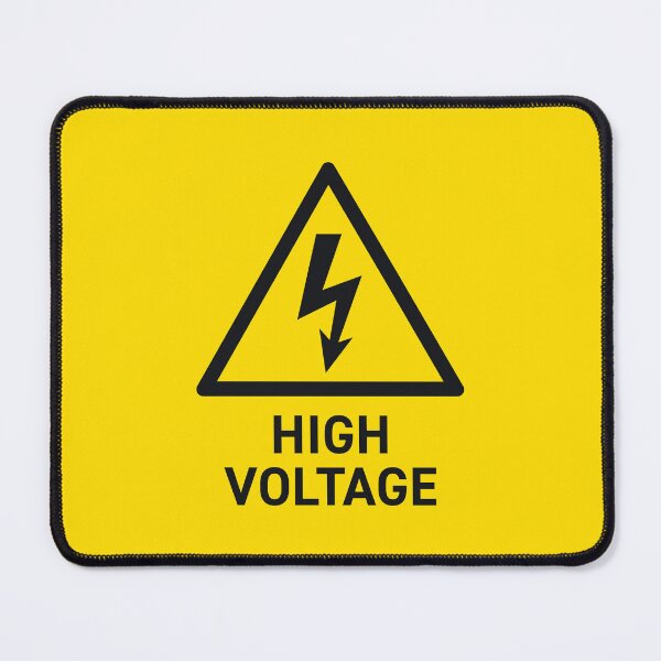 Item preview, High Voltage Electricity Safety Warning Sign designed and sold by VoodooCircus.