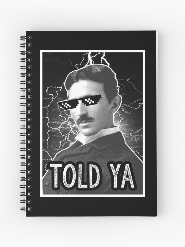 Funny Nikola Tesla Thug Life Meme Digital Art