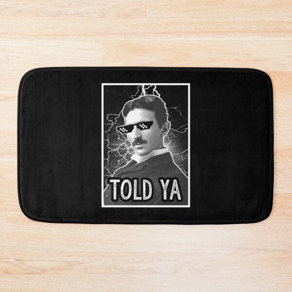 Item preview, Funny Nikola Tesla Thug Life Meme Digital Art designed and sold by Gogmagosh.