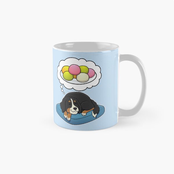 Artikelvorschau, Berner Sennenhund träumt von Mochi entworfen und verkauft von DoggieDelights.