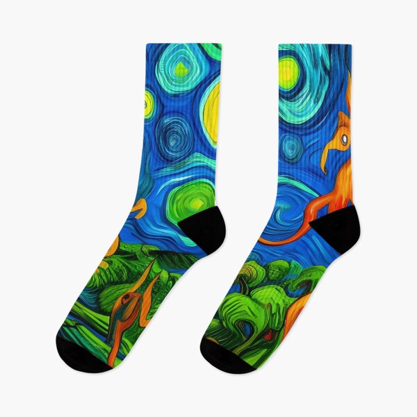 Item preview, Psychedelic Forest Surreal Acrylic Painting Rainbow Multi Color designed and sold by theWeppen.
