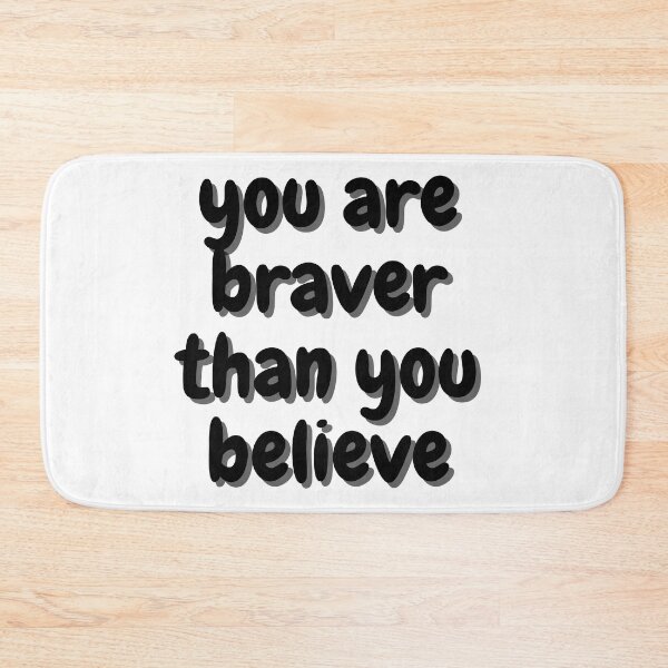 Item preview, You Are Braver Than You Believe - Motivational Quotes, Positives Quotes Classic T-Shirt designed and sold by yassinrd.