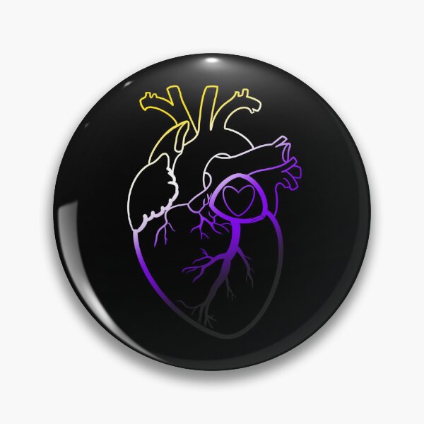 Item preview, Colorful Anatomically Correct Heart v.7 designed and sold by Zeons-Art.