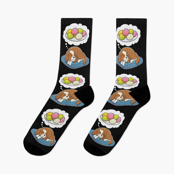 Item preview, Cavalier King Charles Spaniel dreaming about Mochi designed and sold by DoggieDelights.