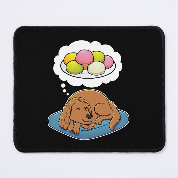Item preview, English Cocker Spaniel dreaming about Mochi designed and sold by DoggieDelights.
