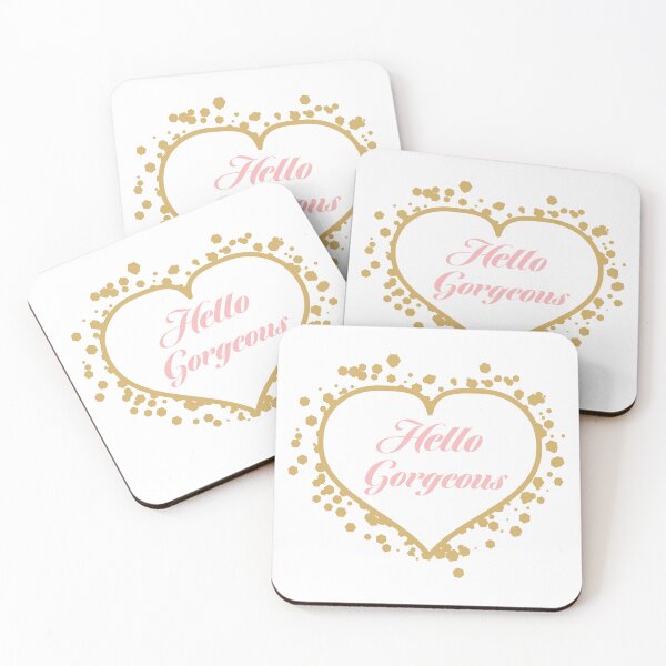 Item preview, Hello Gorgeous  - Sparkling Light Gold - Rose Heart designed and sold by Daniel Bevis Design.