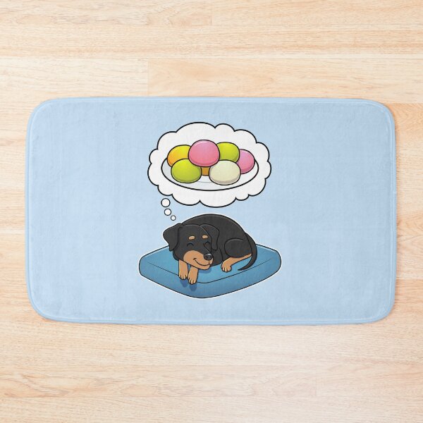 Item preview, Miniature Pinscher dreaming about Mochi designed and sold by DoggieDelights.
