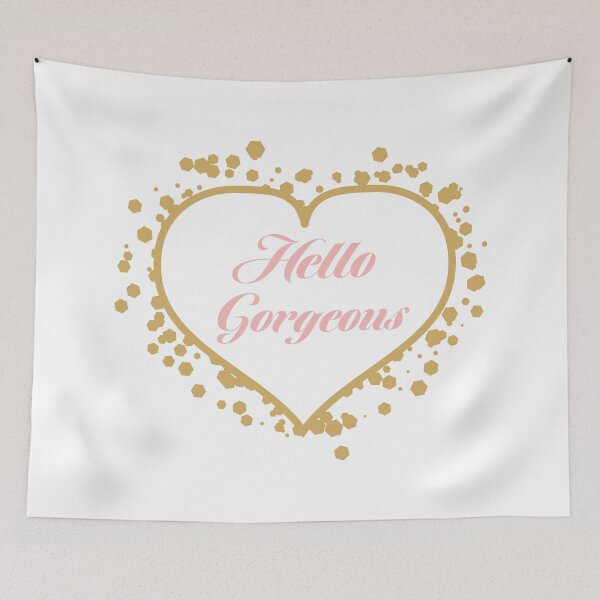 Item preview, Hello Gorgeous  - Sparkling Light Gold - Rose Heart designed and sold by Daniel Bevis Design.