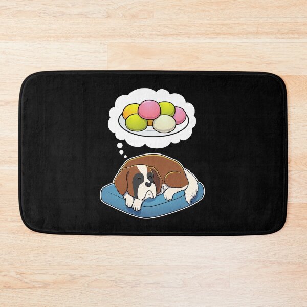 Artikelvorschau, St Bernard dreaming about Mochi entworfen und verkauft von DoggieDelights.