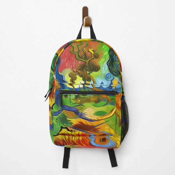 Item preview, Bright Day Visions Abstract Rainbow Multi Color Painting designed and sold by theWeppen.