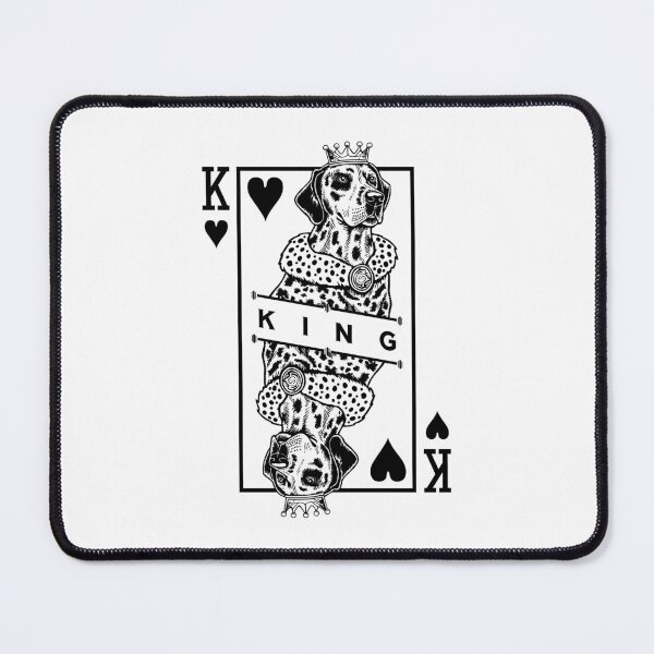Item preview, Dalmatian King Of Hearts Funny Dog Lover Pop Art designed and sold by GrandeDuc.