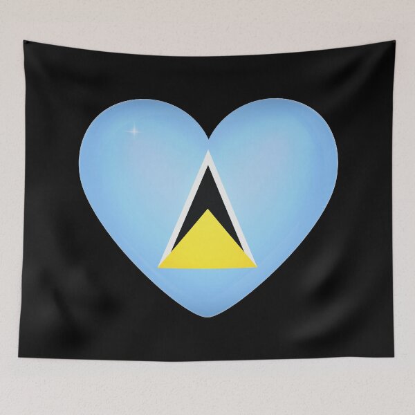Item preview, My heart is in Saint Lucia, Love Saint Lucia. designed and sold by ArtIsParty.