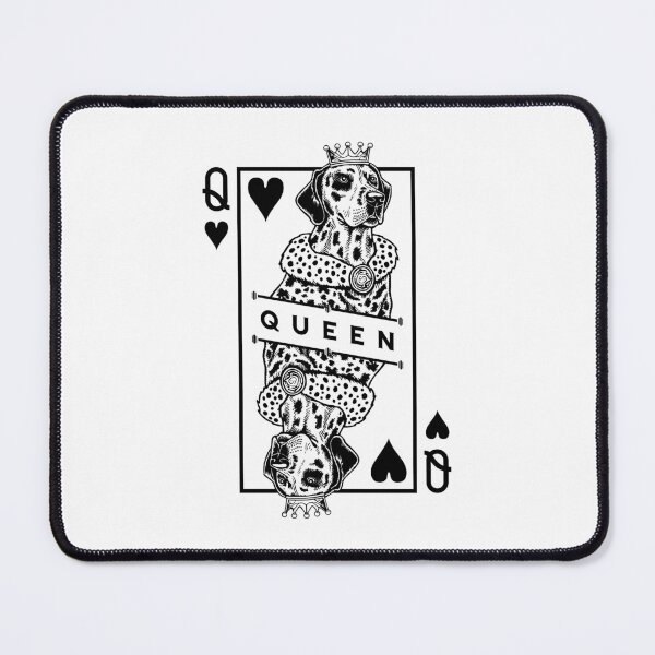Item preview, Dalmatian Queen Of Hearts Funny Dog Lover Pop Art designed and sold by GrandeDuc.