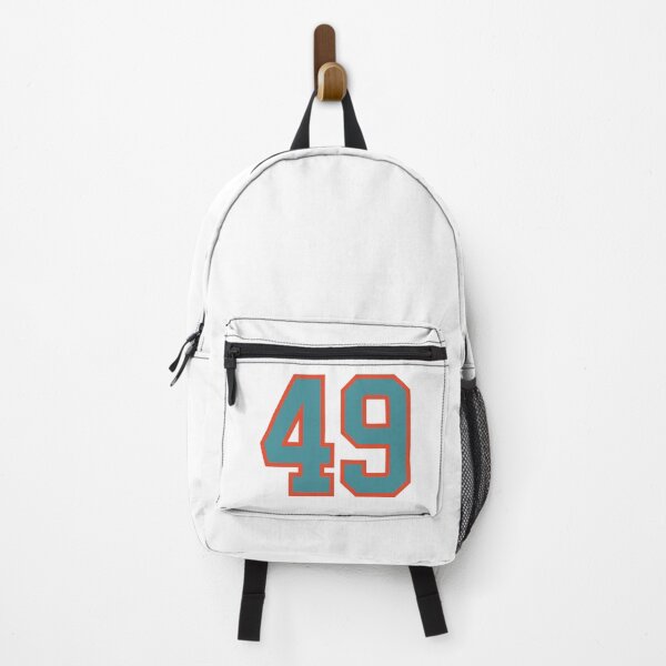 Item preview, 49 number, aqua orange lucky sports forty nine designed and sold by ArtIsParty.