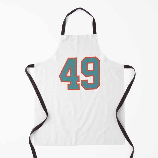 Item preview, 49 number, aqua orange lucky sports forty nine designed and sold by ArtIsParty.