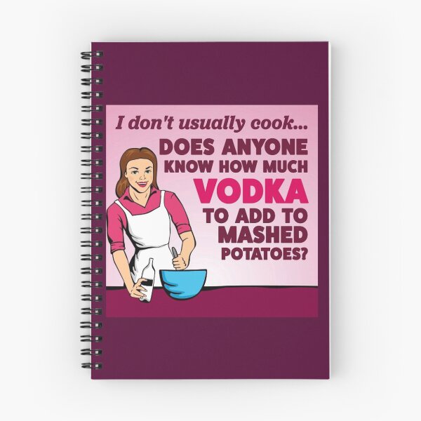 Aperçu de l'œuvre CUISINER AVEC DE LA VODKA créée et vendue par HAUNTERSDEPOT.