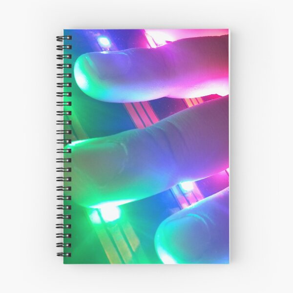 Item preview, Fingertips Touching Colorful Lights designed and sold by Nalinne Jones.