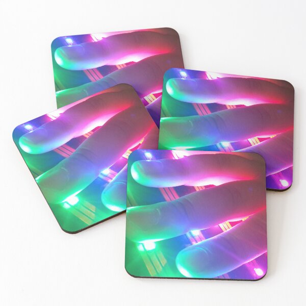 Item preview, Fingertips Touching Colorful Lights designed and sold by Nalinne Jones.