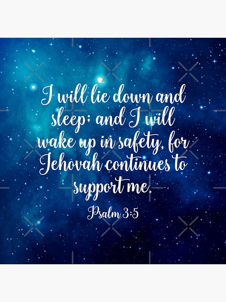 Psalm 3:5 by JenielsonDesign