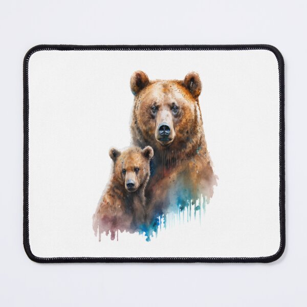 Item preview, Brown bear in the woods with his cub designed and sold by Fresh Clothes.