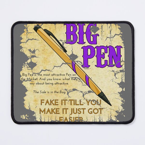 Item preview, Big Pen - Spoof Ad designed and sold by Fun Funky Designs.