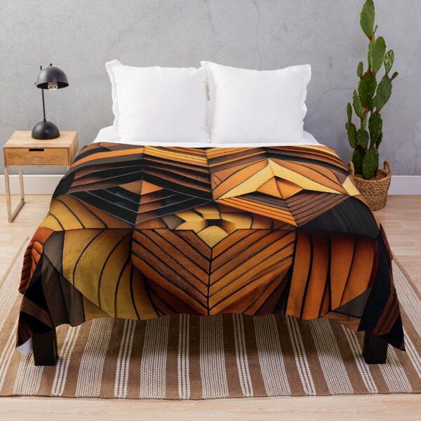 Item preview, Wood Maximalist Pattern Digital Painting designed and sold by CodeAndColors.